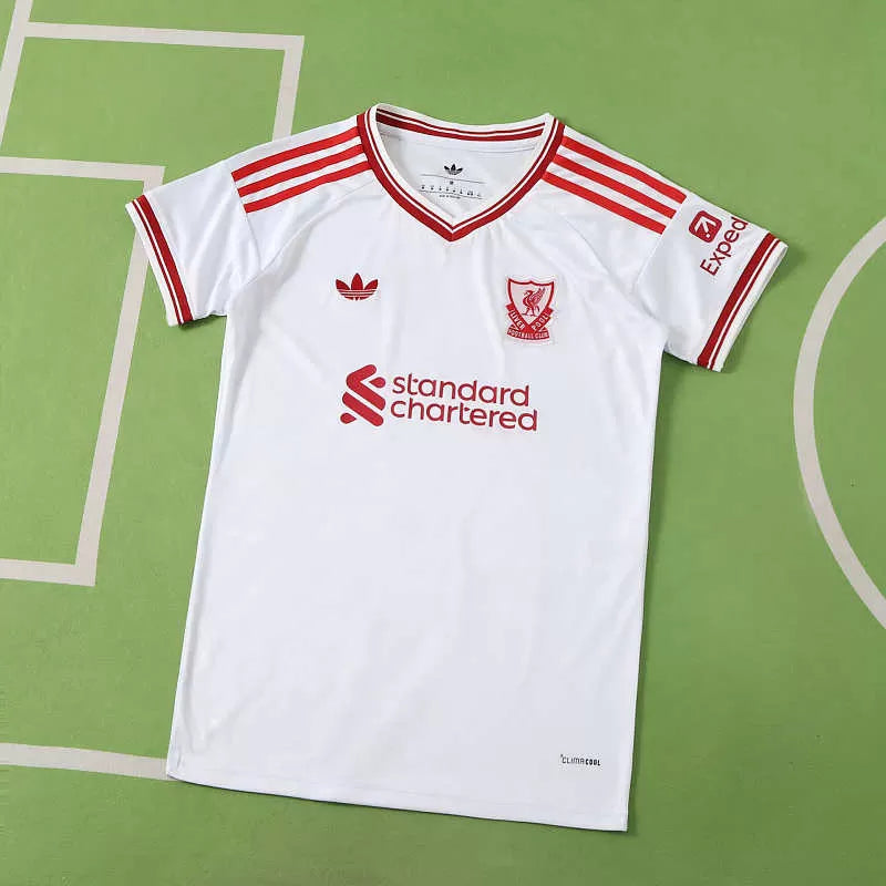 Maglia Liverpool Away 26/27 Donna Bianco | Maglia da Calcio