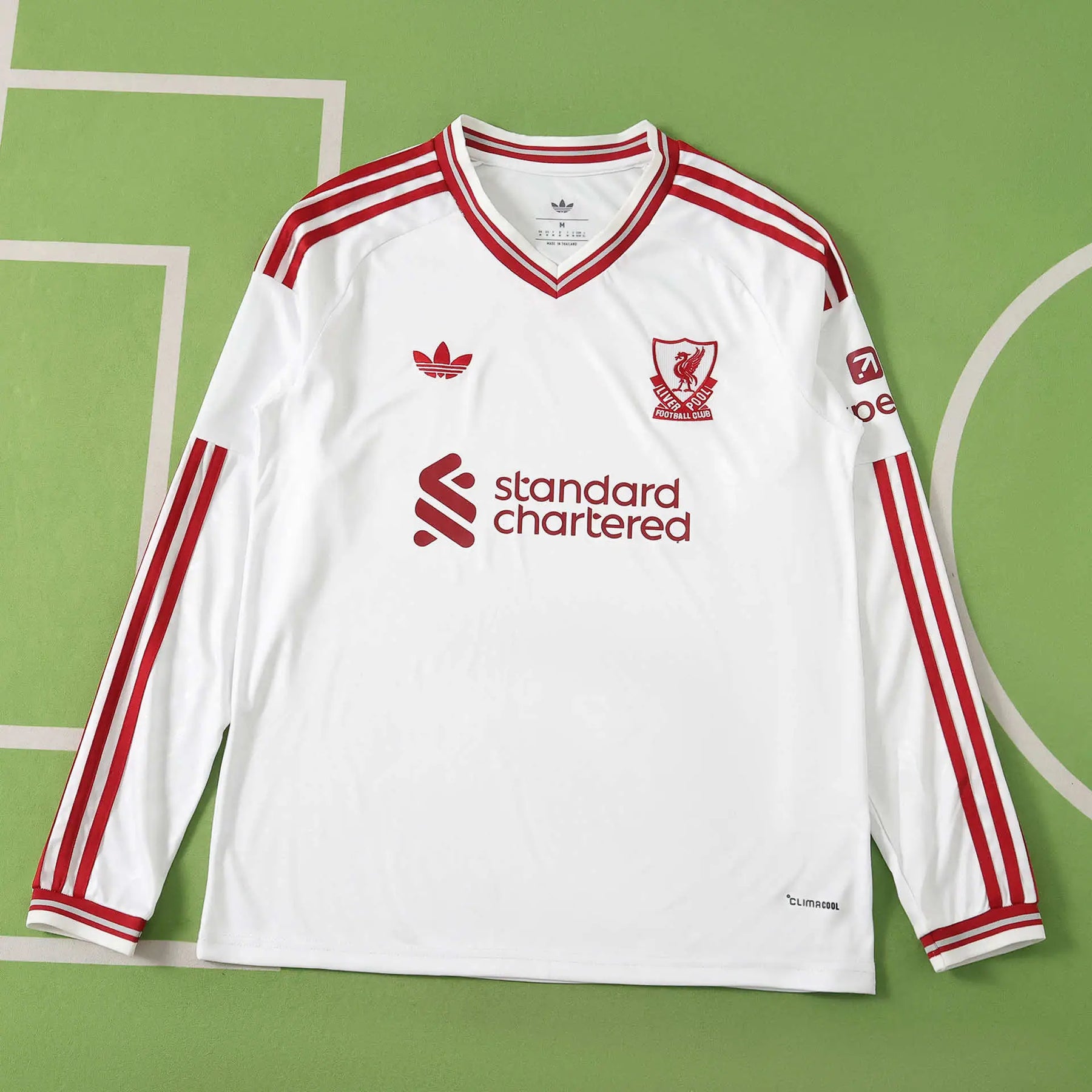 Maglia Liverpool Away 26/27 Manica Lunga Uomo Bianco | Maglia da Calcio