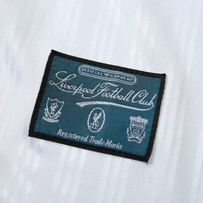 Maglia Liverpool Away 95/96 Retro Uomo Bianco e Verde Acqua | Maglia da Calcio
