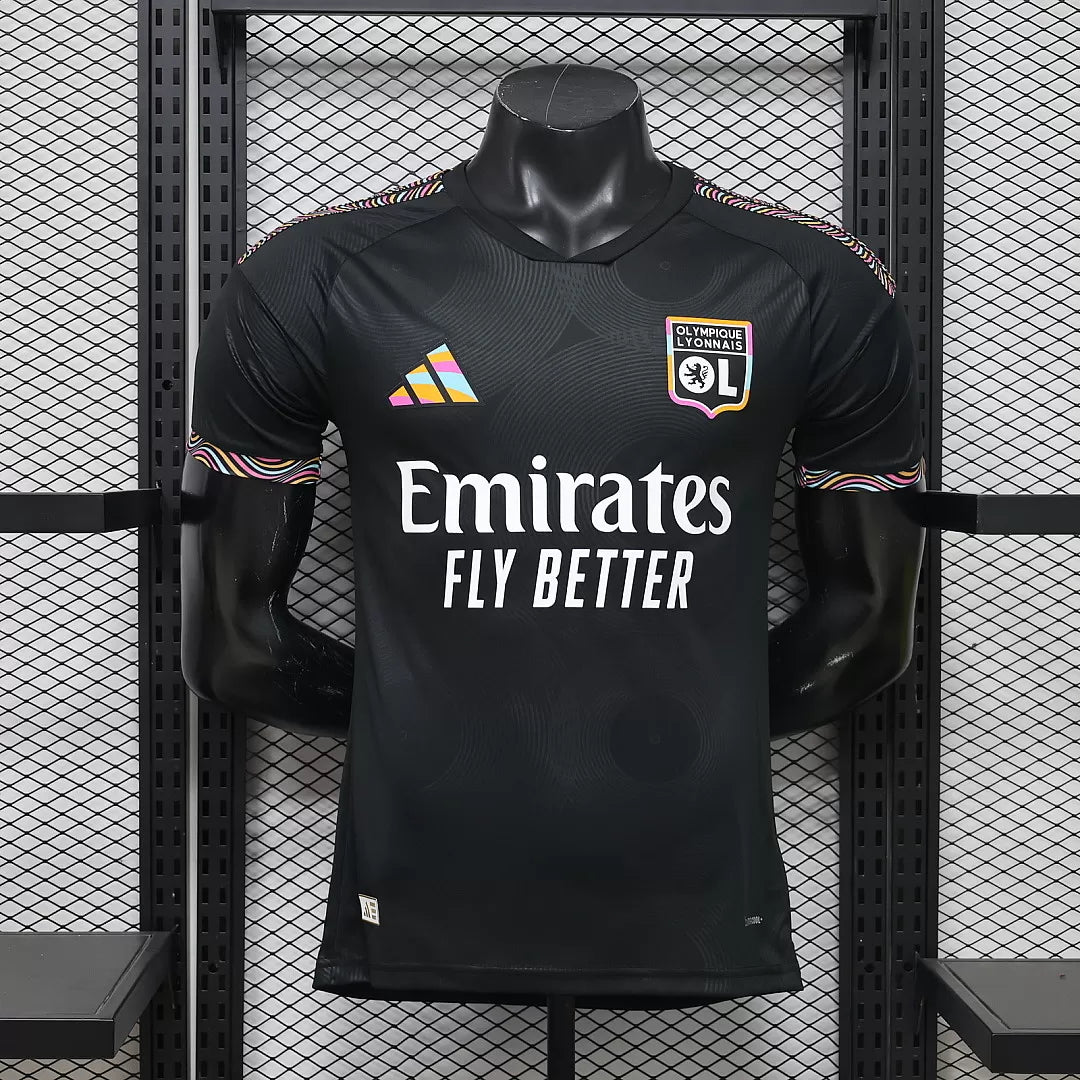 Maglia Lyon Third 26/27 Player Uomo Nero | Maglia da Calcio