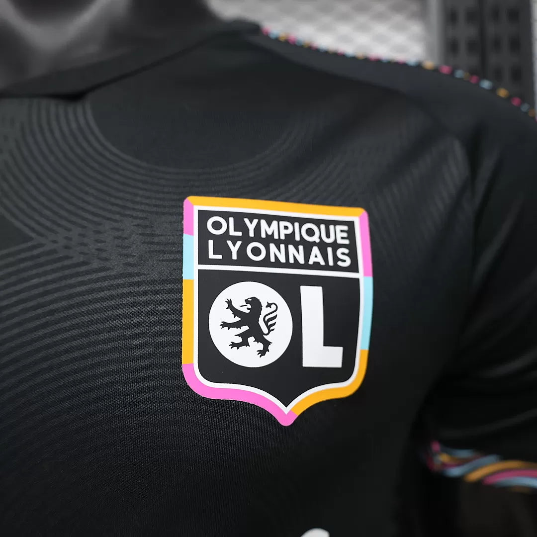 Maglia Lyon Third 26/27 Player Uomo Nero | Maglia da Calcio