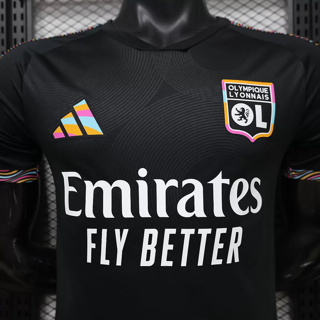 Maglia Lyon Third 26/27 Player Uomo Nero | Maglia da Calcio