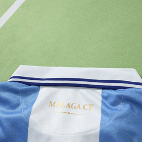 Maglia Málaga Street Style 26/27 Uomo Azzurro e Bianco a righe verticali | Maglia da Calcio