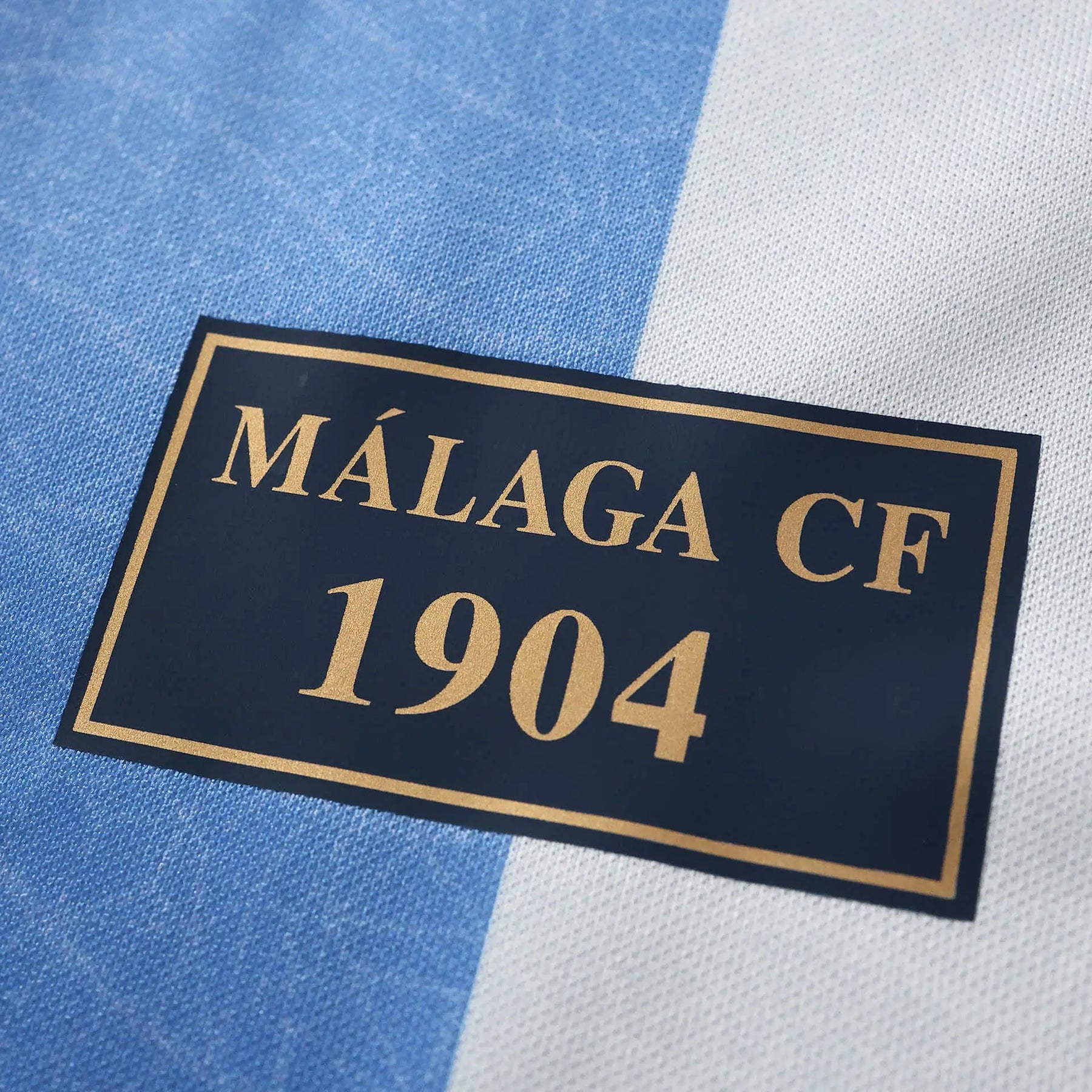 Maglia Málaga Street Style 26/27 Uomo Azzurro e Bianco a righe verticali | Maglia da Calcio