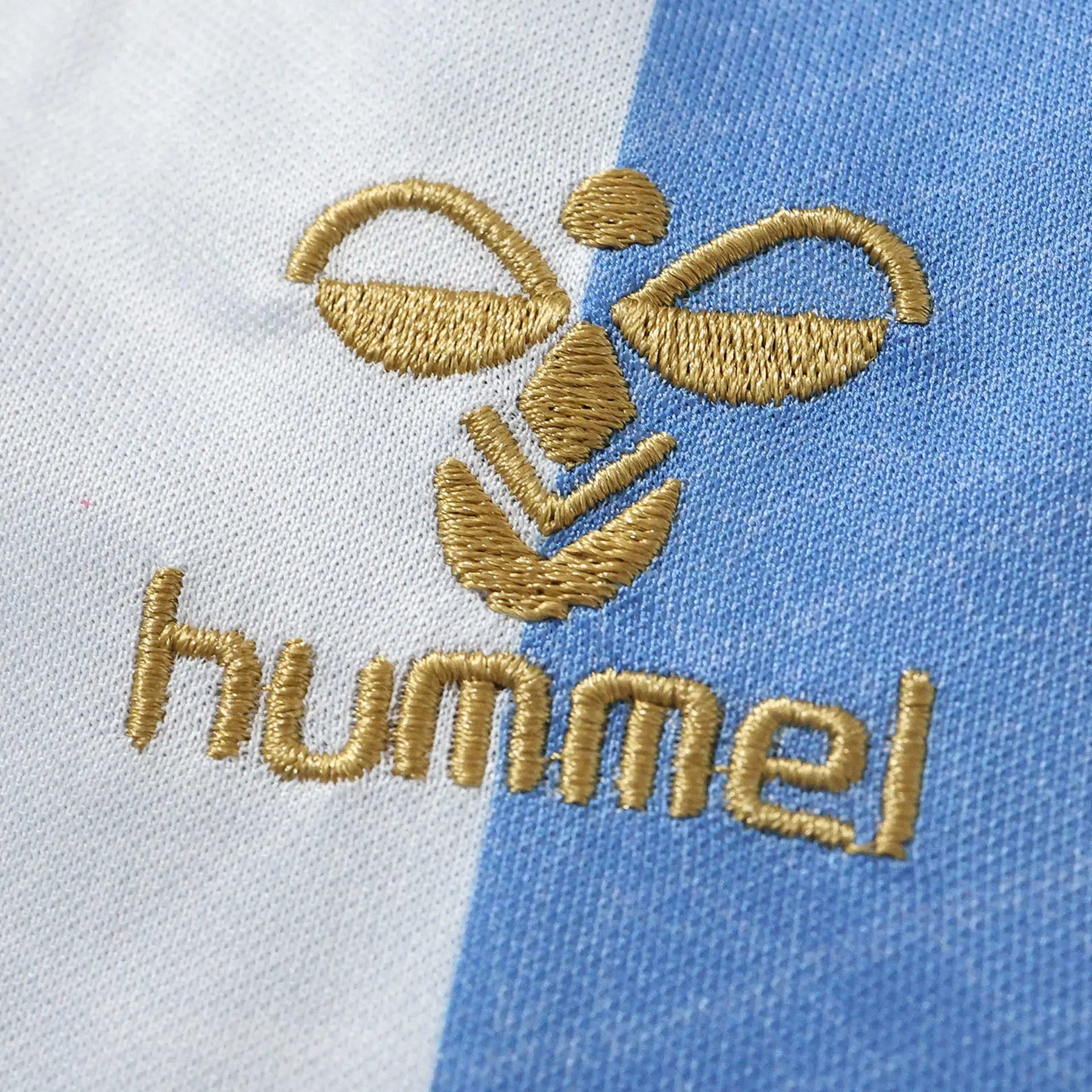 Maglia Málaga Street Style 26/27 Uomo Azzurro e Bianco a righe verticali | Maglia da Calcio