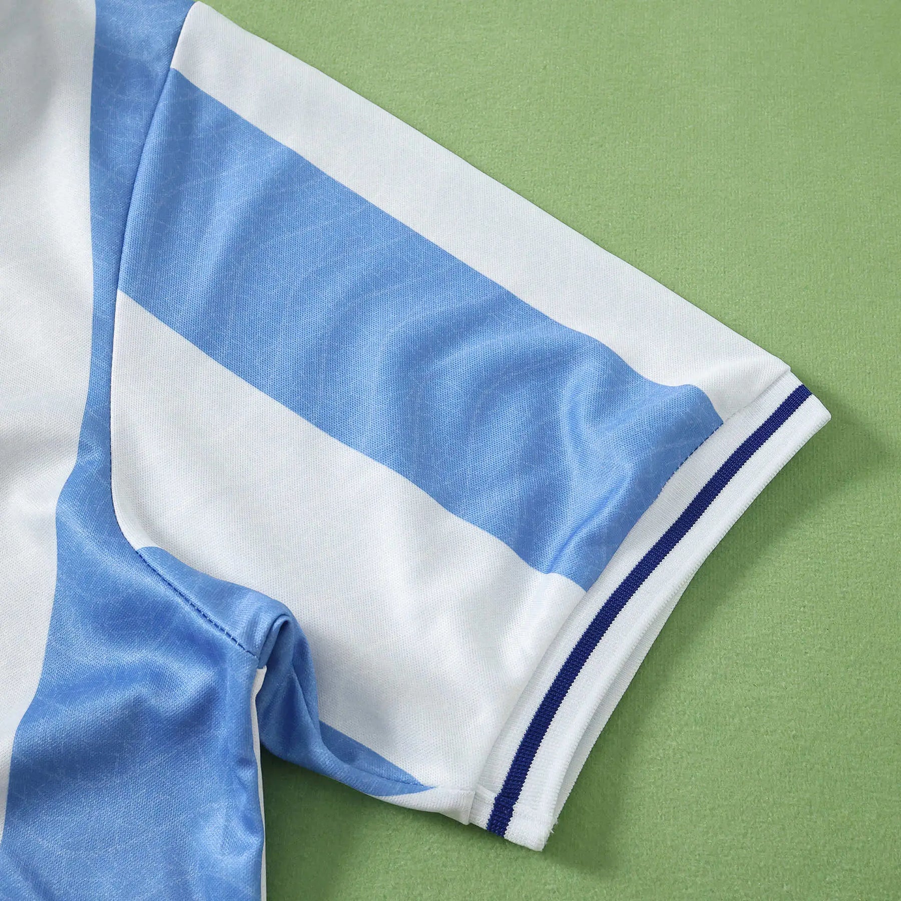 Maglia Málaga Street Style 26/27 Uomo Azzurro e Bianco a righe verticali | Maglia da Calcio