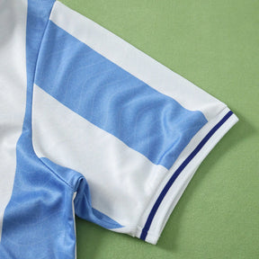 Maglia Málaga Street Style 26/27 Uomo Azzurro e Bianco a righe verticali | Maglia da Calcio