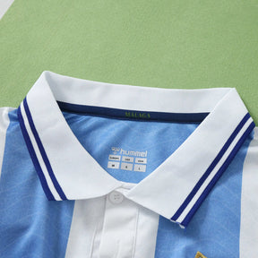 Maglia Málaga Street Style 26/27 Uomo Azzurro e Bianco a righe verticali | Maglia da Calcio