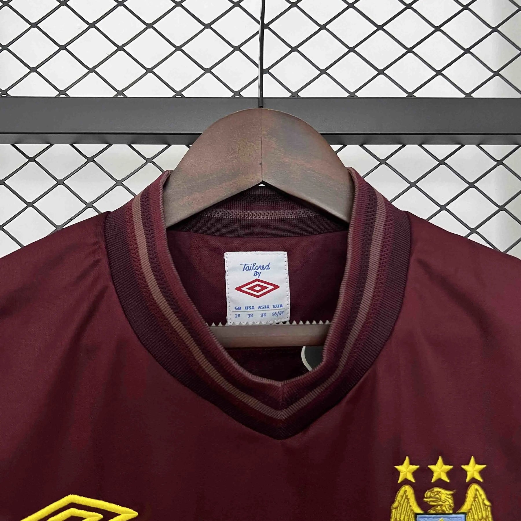 Maglia Manchester City Away 12/13 Retro Uomo Bordeaux | Maglia da Calcio