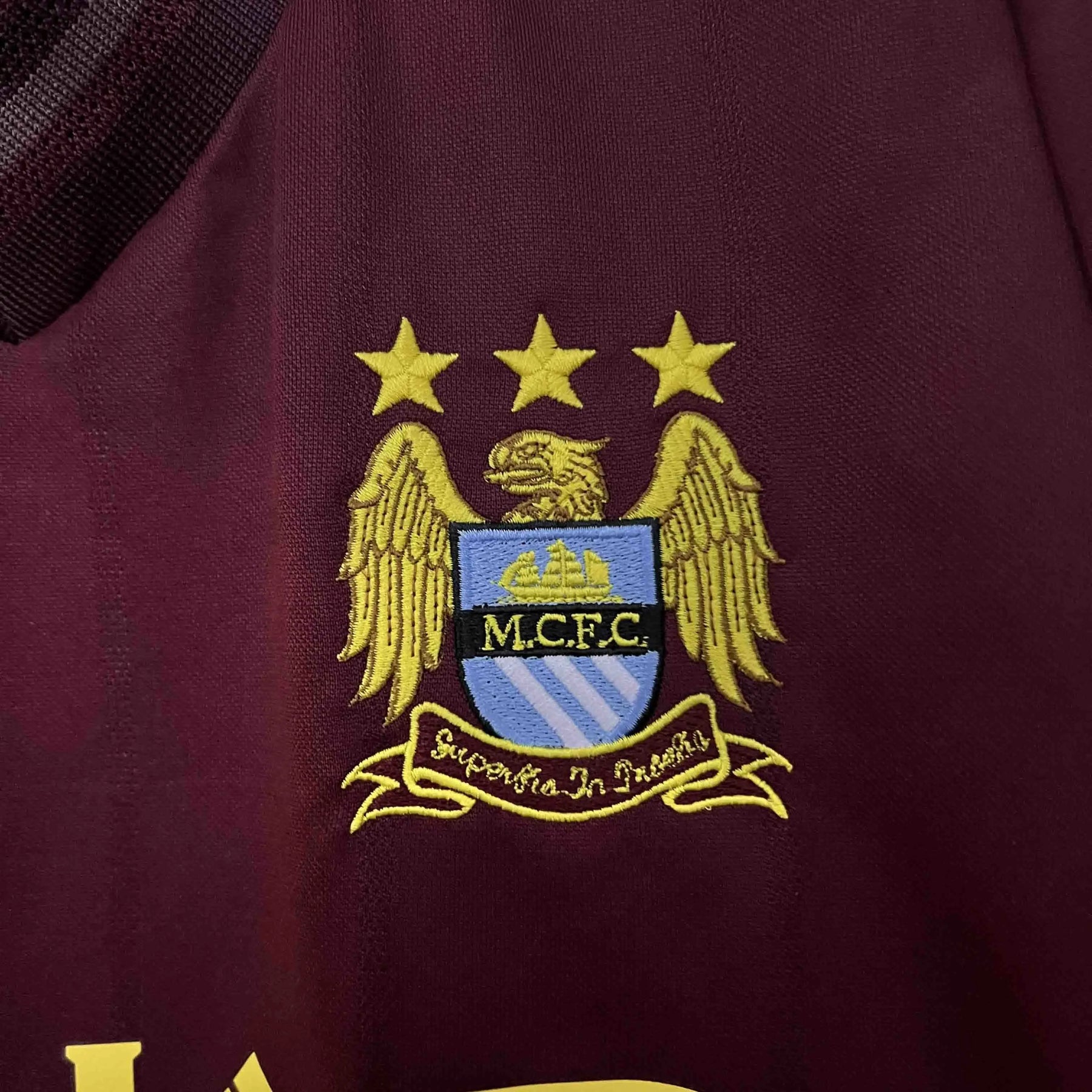 Maglia Manchester City Away 12/13 Retro Uomo Bordeaux | Maglia da Calcio