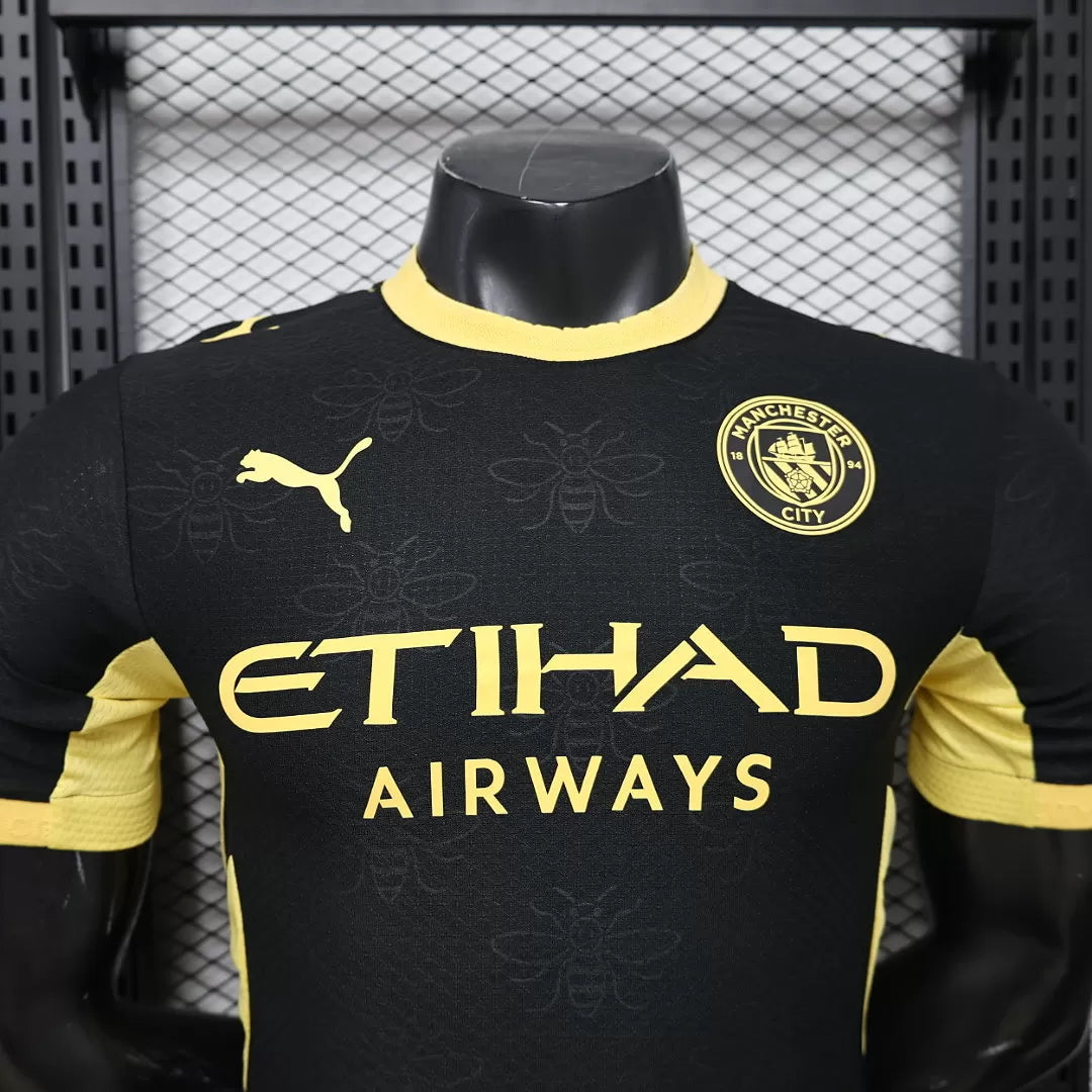 Maglia Manchester City Away 26/27 Player Uomo Nero | Maglia da Calcio