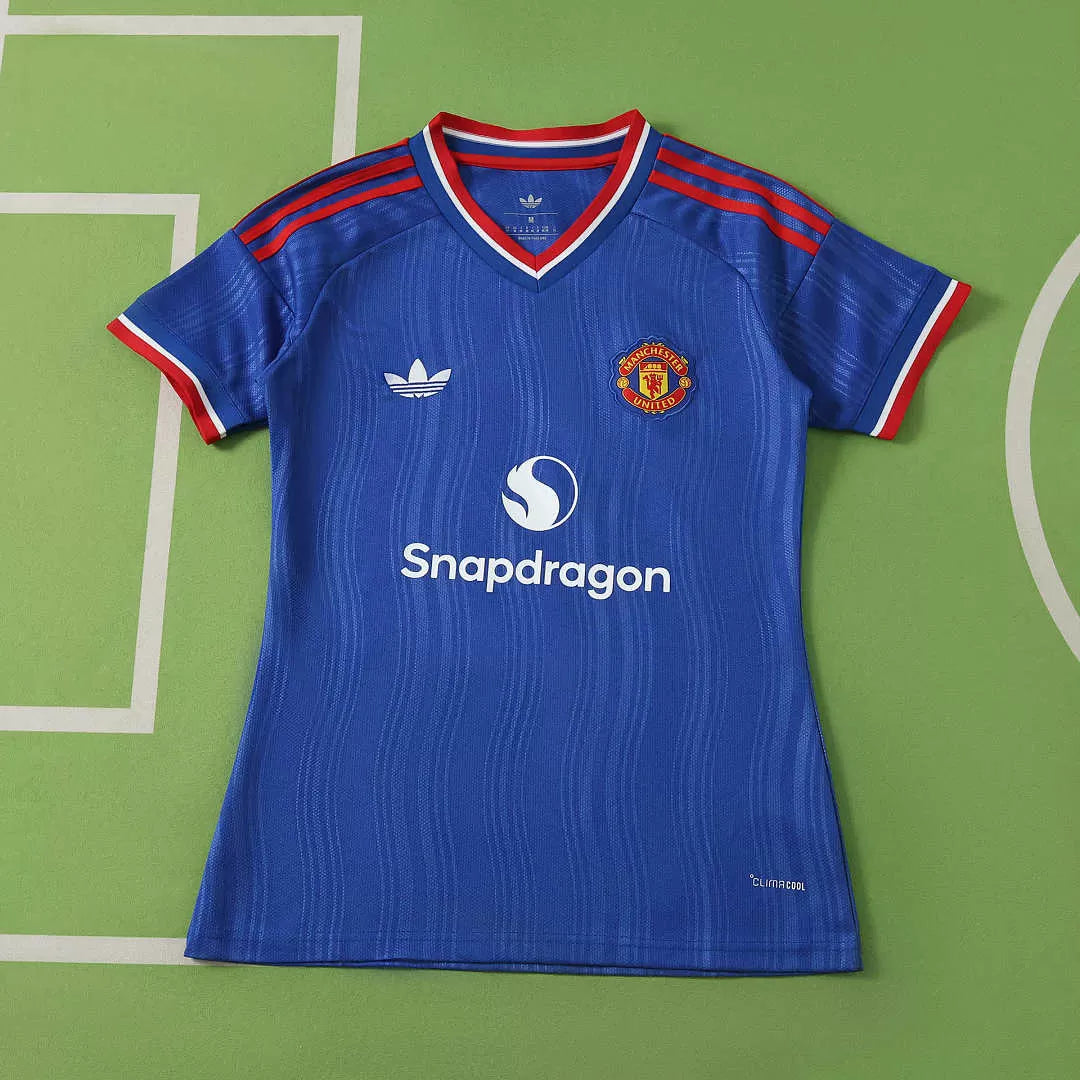 Maglia Manchester United Away 26/27 Donna Blu | Maglia da Calcio