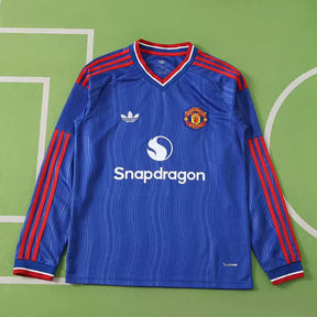 Maglia Manchester United Away 26/27 Manica Lunga Uomo Blu | Maglia da Calcio
