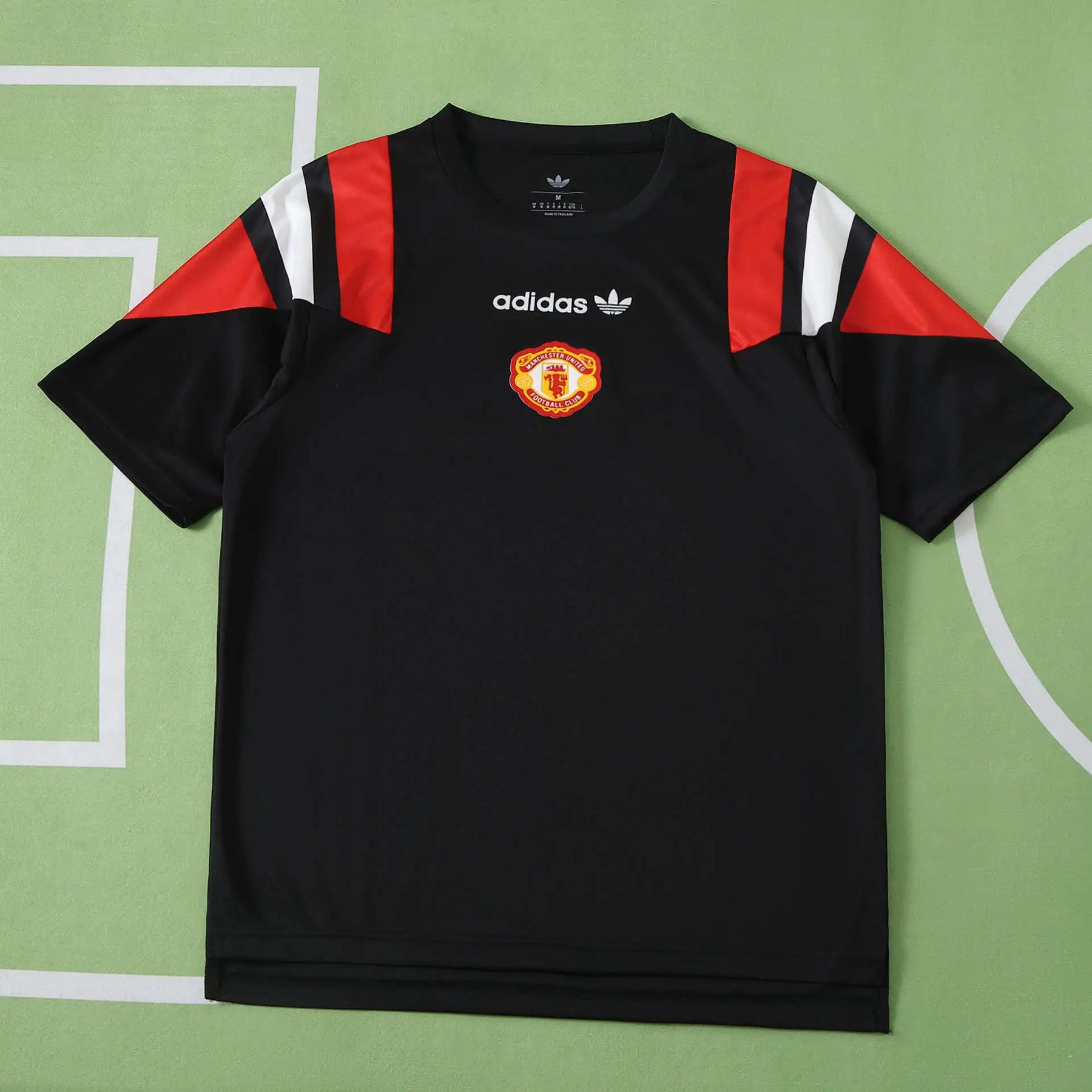 Maglia Manchester United EQT Uomo Nero | Maglia da Calcio
