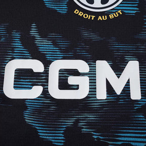 Maglia Marseille Away 26/27 Uomo Nero con dettagli Azzurro | Maglia da Calcio