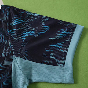Maglia Marseille Away 26/27 Uomo Nero con dettagli Azzurro | Maglia da Calcio
