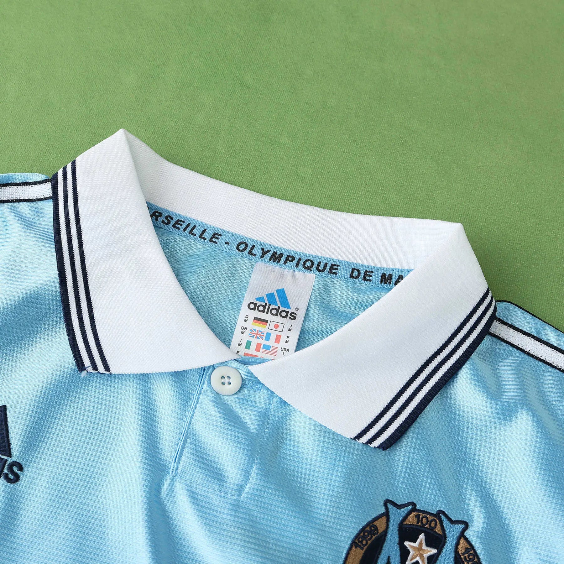 Maglia Marseille Away 98/99 Retro Uomo Azzurro | Maglia da Calcio