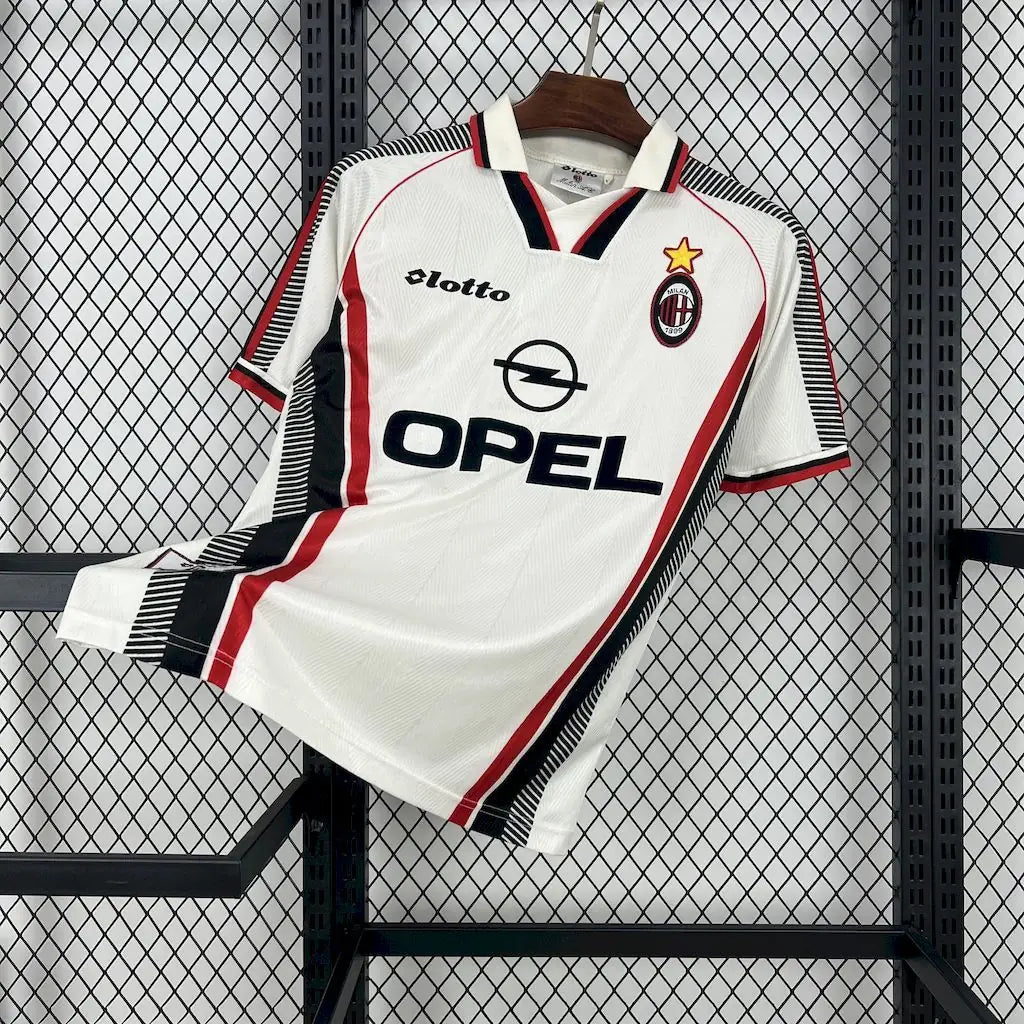 Maglia Milan Away 97/98 Retro Uomo Bianco | Maglia da Calcio