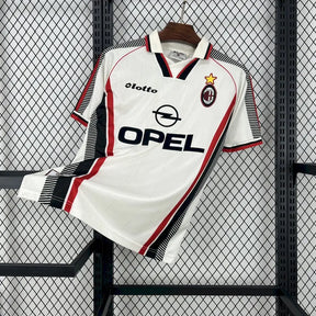 Maglia Milan Away 97/98 Retro Uomo Bianco | Maglia da Calcio