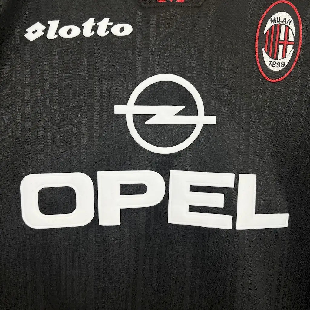 Maglia Milan Fourth 97/98 Retro Uomo Nero | Maglia da Calcio