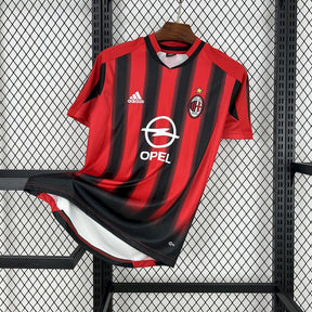 Maglia Milan Home 04/05 Retro Uomo Rosso e Nero | Maglia da Calcio