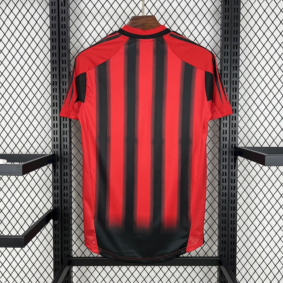 Maglia Milan Home 04/05 Retro Uomo Rosso e Nero | Maglia da Calcio