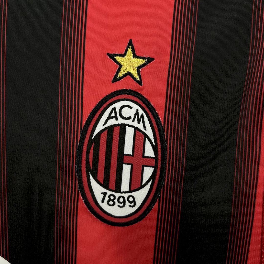 Maglia Milan Home 04/05 Retro Uomo Rosso e Nero | Maglia da Calcio