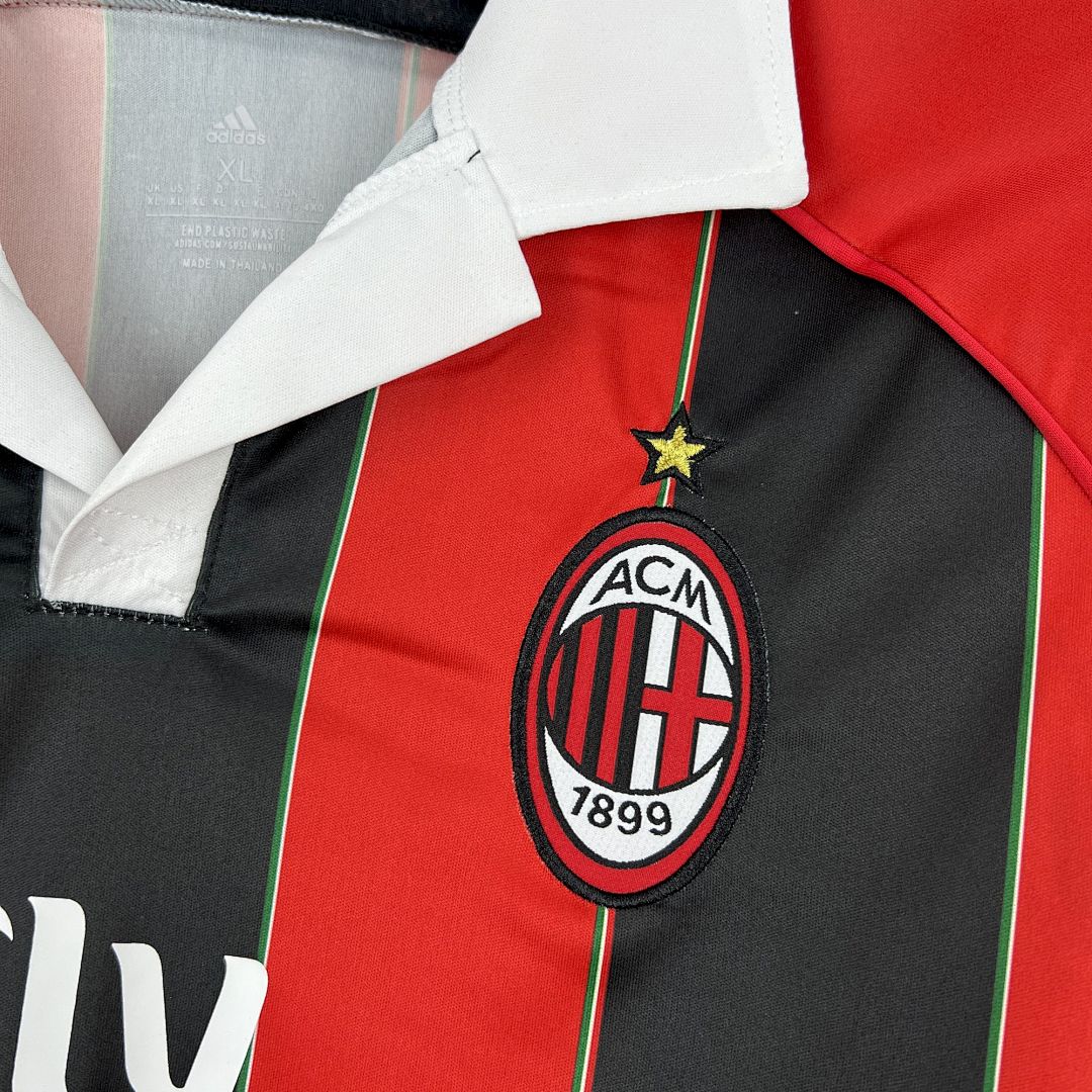 Maglia Milan Home 12/13 Retro Uomo Rosso e Nero | Maglia da Calcio