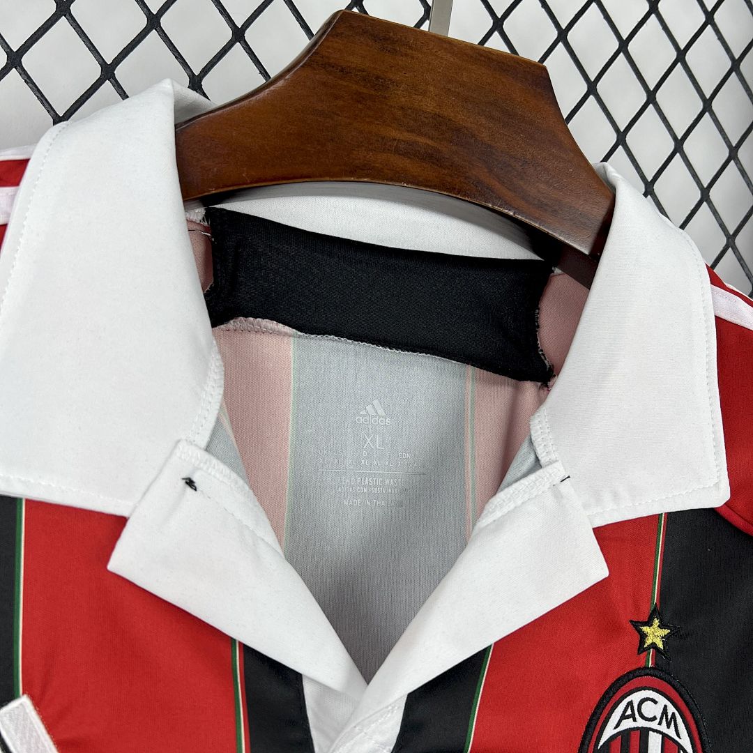 Maglia Milan Home 12/13 Retro Uomo Rosso e Nero | Maglia da Calcio