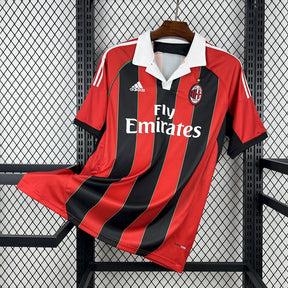 Maglia Milan Home 12/13 Retro Uomo Rosso e Nero | Maglia da Calcio