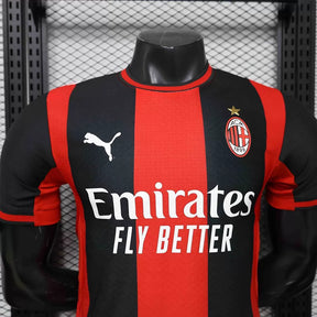 Maglia Milan Home 26/27 Player Uomo Nero e Rosso | Maglia da Calcio