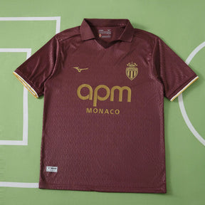 Maglia Monaco Away 26/27 Uomo Bordeaux | Maglia da Calcio
