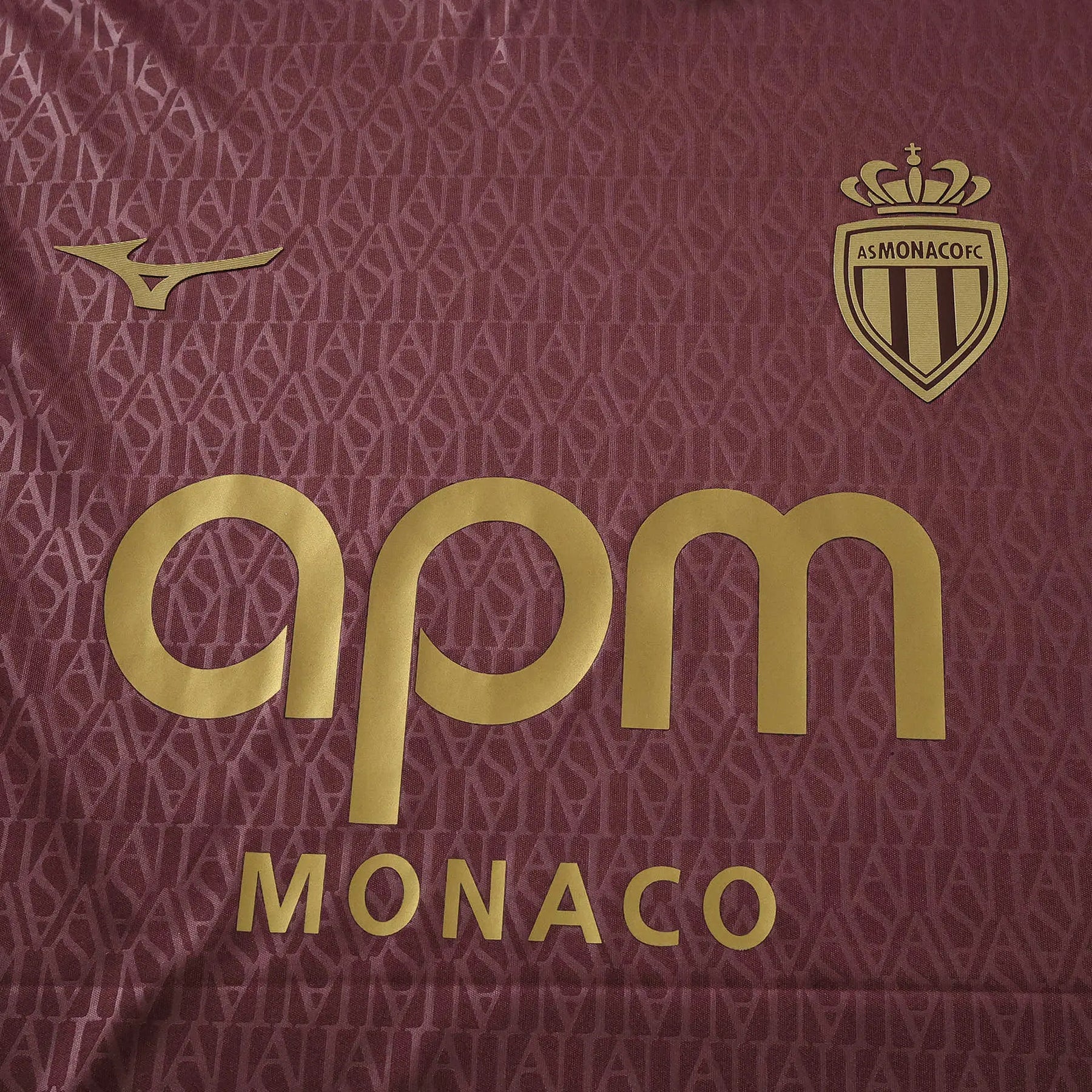 Maglia Monaco Away 26/27 Uomo Bordeaux | Maglia da Calcio