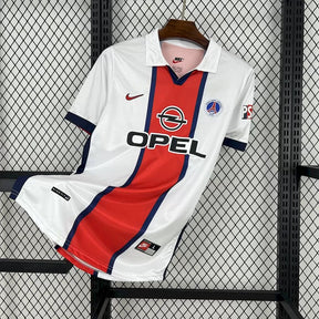 Maglia Paris Away 98/99 Retro Uomo Bianco e Rosso | Maglia da Calcio