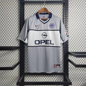 Maglia Paris Away 99/00 Retro Uomo Grigio Argento | Maglia da Calcio