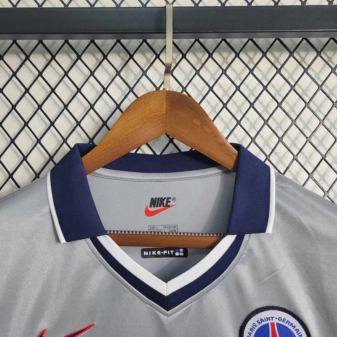 Maglia Paris Away 99/00 Retro Uomo Grigio Argento | Maglia da Calcio