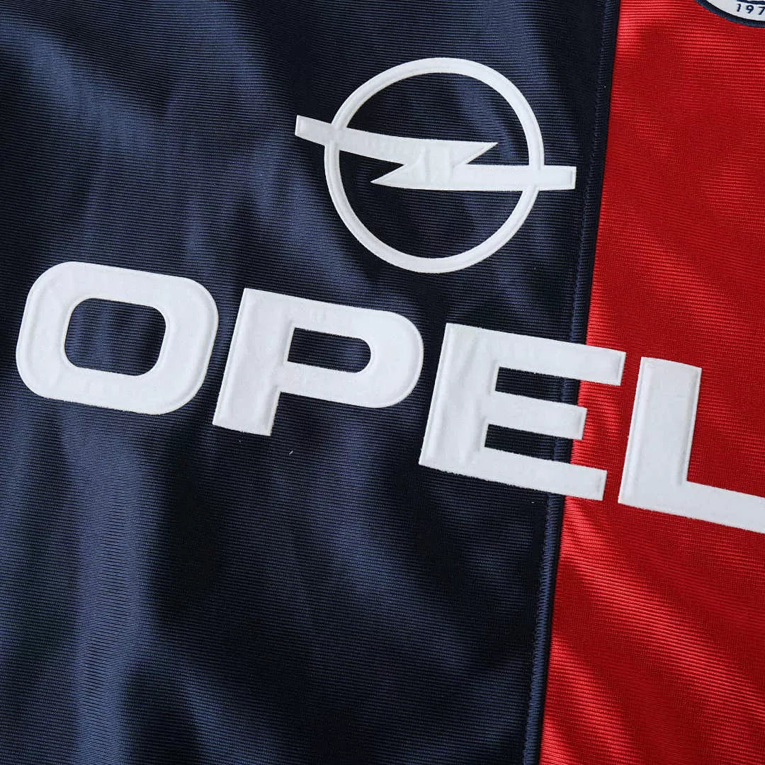 Maglia Paris Home 01/02 Retro Uomo Blu Navy e Rosso | Maglia da Calcio