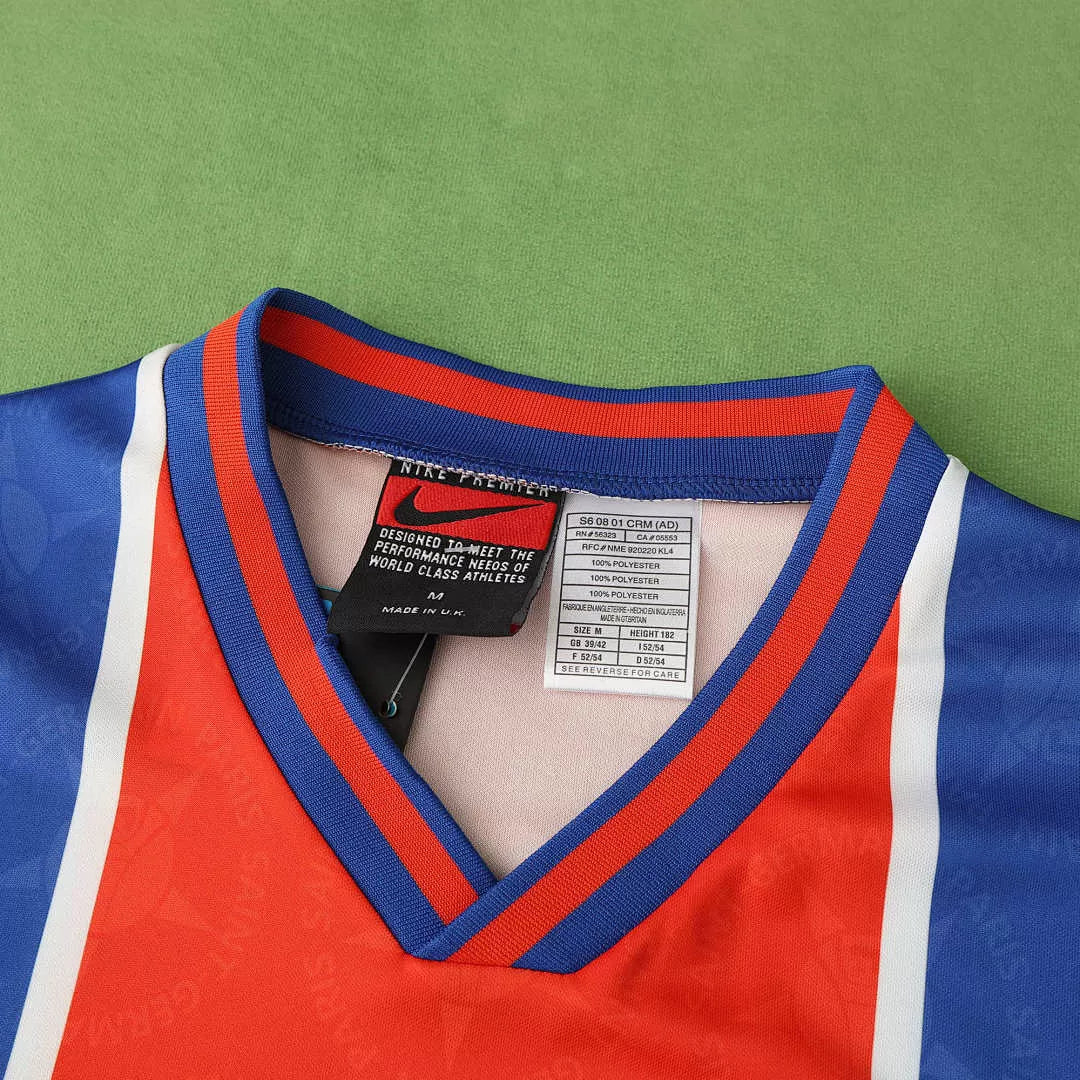Maglia Paris Home 95/96 Retro Uomo Blu e Rosso | Maglia da Calcio