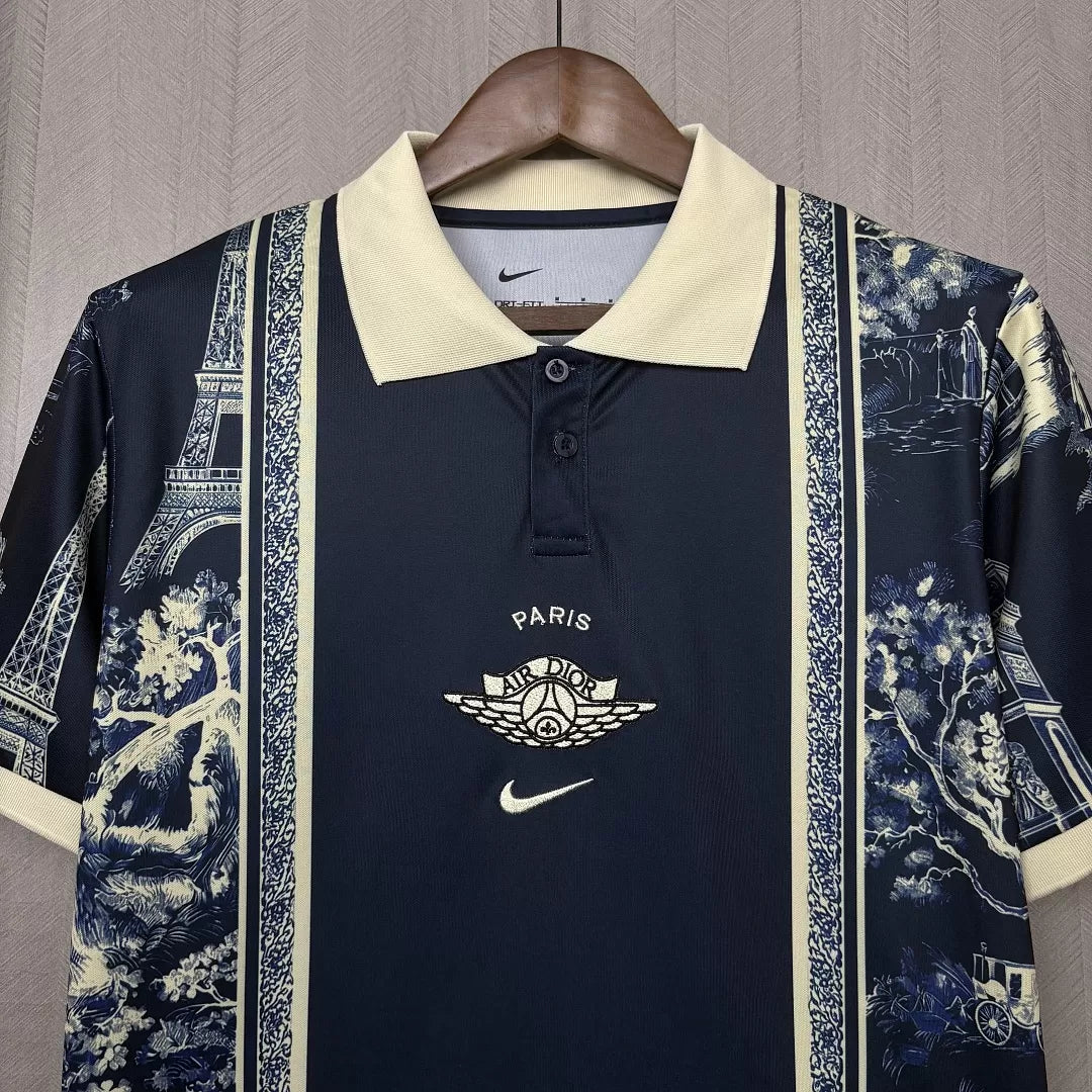 Maglia Paris X Nike X Dior Uomo Blu Navy | Maglia da Calcio