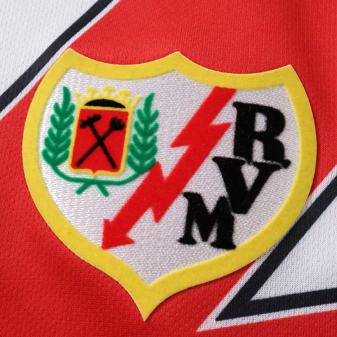 Maglia Rayo Vallecano Home 26/27 Uomo Bianco e Rosso | Maglia da Calcio