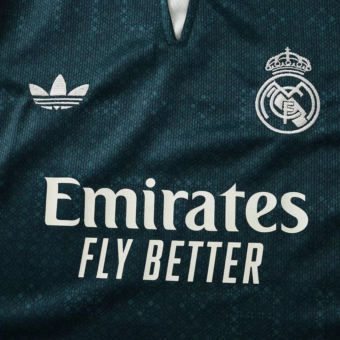 Maglia Real Madrid Away 26/27 Donna Verde Petrolio | Maglia da Calcio