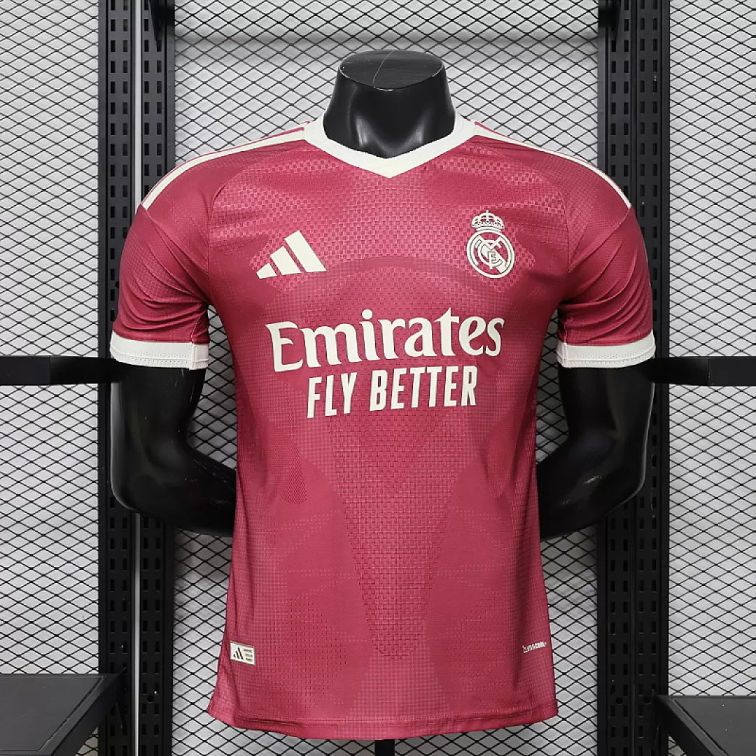 Maglia Real Madrid Away 26/27 Player Uomo Rosso | Maglia da Calcio