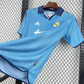Maglia Real Madrid Third 99/01 Retro Uomo Azzurro | Maglia da Calcio