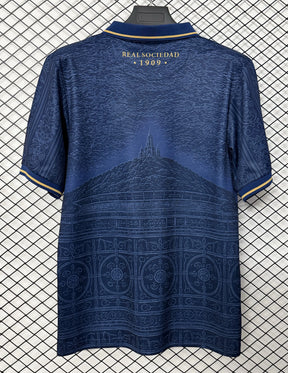 Maglia Real Sociedad Street Style 26/27 Uomo Blu Navy | Maglia da Calcio