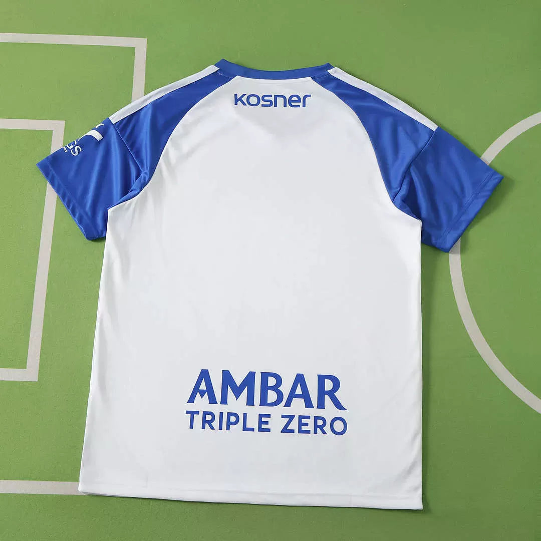 Maglia Real Zaragoza Home 26/27 Uomo Bianco e Blu | Maglia da Calcio