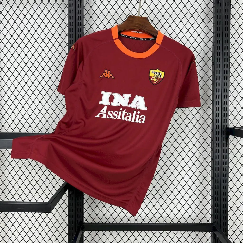 Maglia Roma Home 00/01 Retro Uomo Rosso Granata | Maglia da Calcio