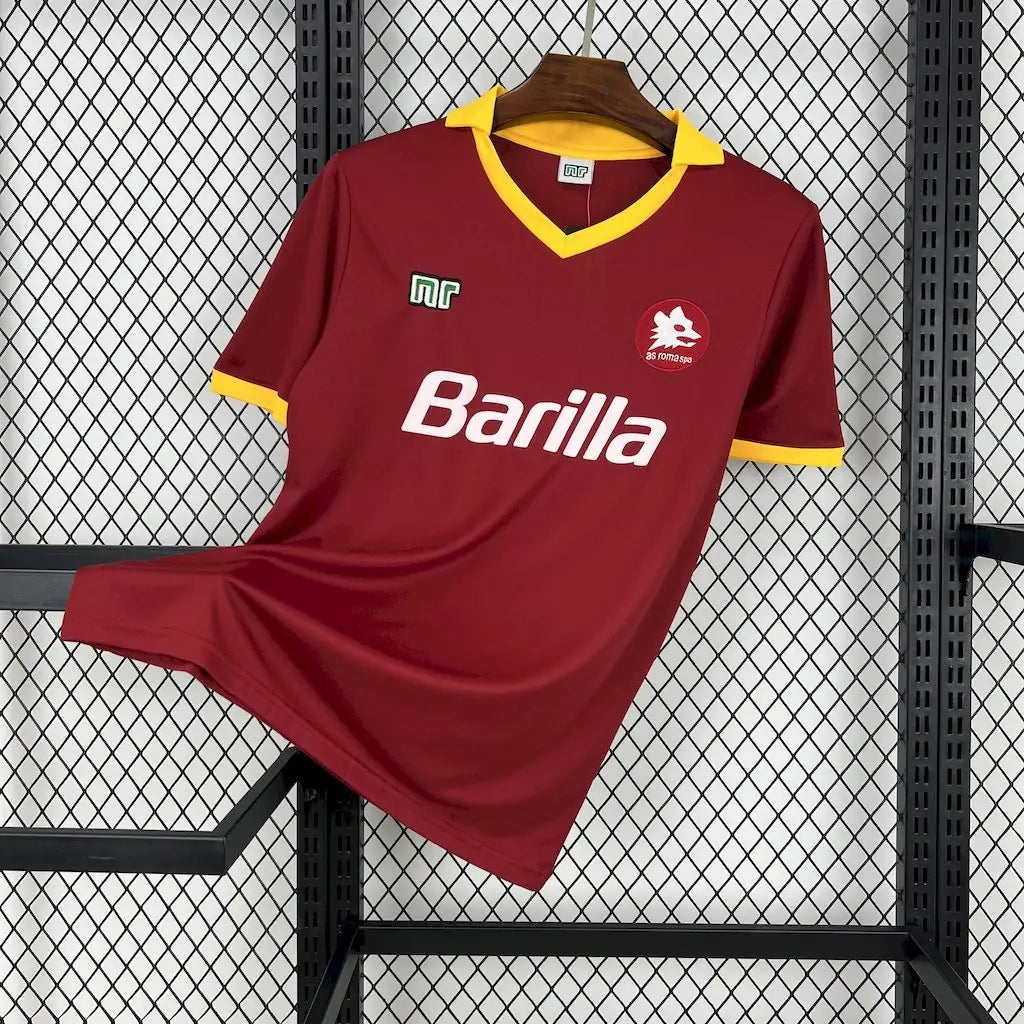 Maglia Roma Home 89/90 Retro Uomo Rosso Granata | Maglia da Calcio