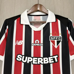 Maglia São Paulo Away 26/27 Uomo Nero/Rosso/Bianco | Maglia da Calcio