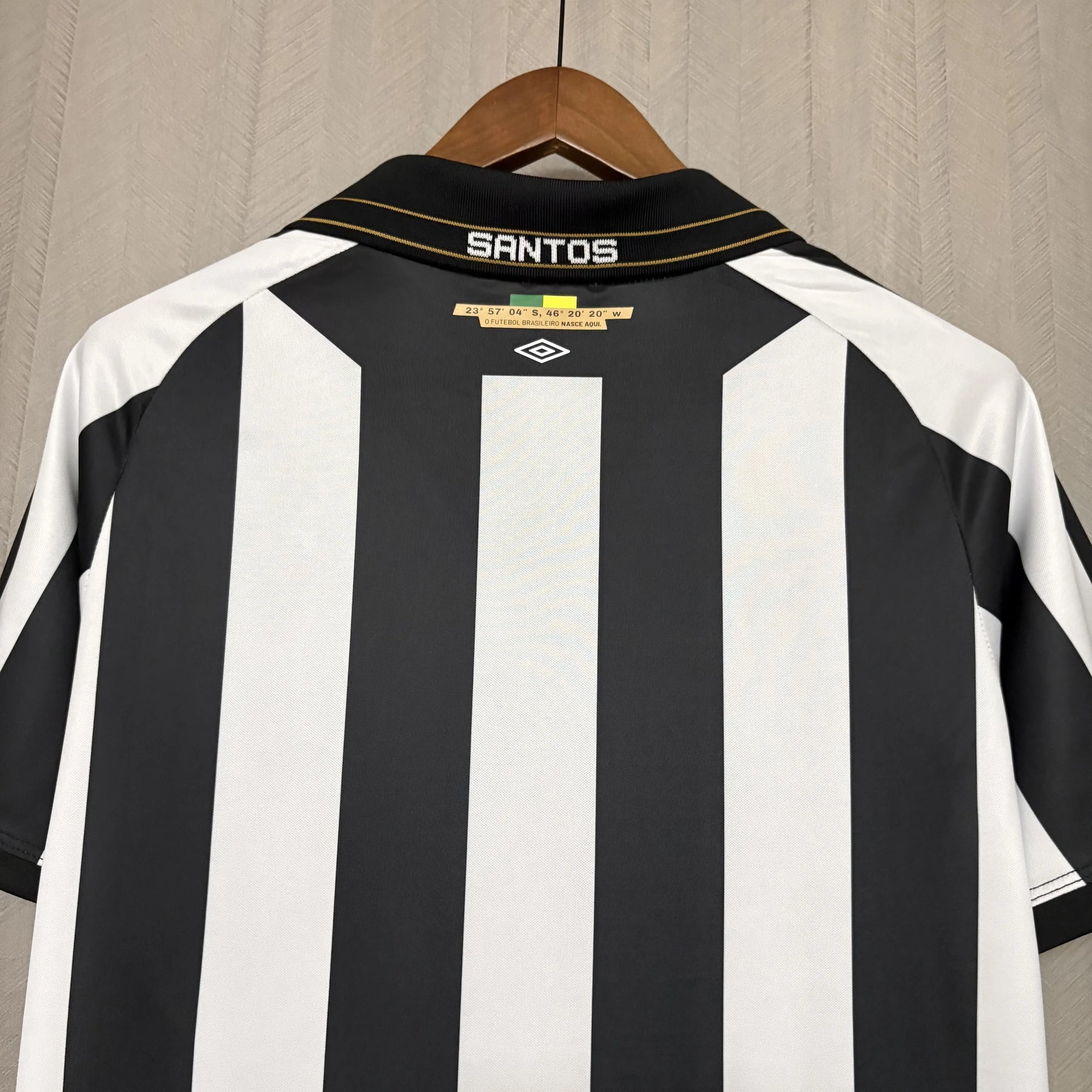 Maglia Santos Away 26/27 Uomo Nero e Bianco | Maglia da Calcio