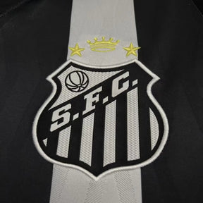 Maglia Santos Away 26/27 Uomo Nero e Bianco | Maglia da Calcio